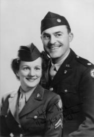 My Mom and Dad at their wedding in 1945